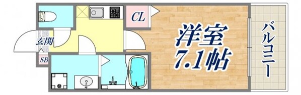 グランエクラ加島2の物件間取画像